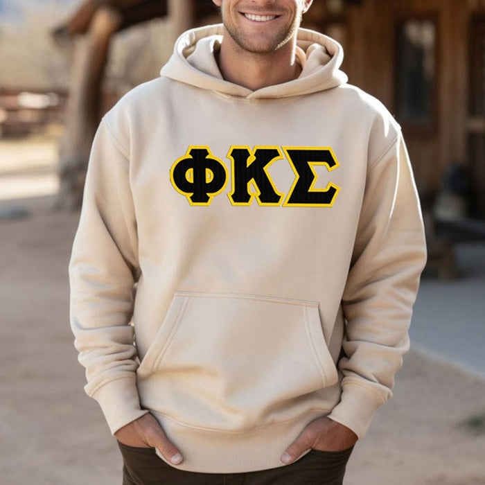 Phi Kappa Sigma 2 Day Ship Twill Hooded Sweatshirt Phi Kappa Sigma - 2 Day Ship Twill Hooded Sweatshirt