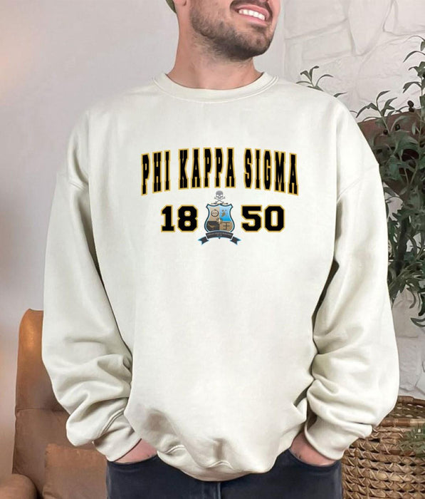 Phi Kappa Sigma Athlete Crewneck Sweatshirt Phi Kappa Sigma Athlete Crewneck Sweatshirt