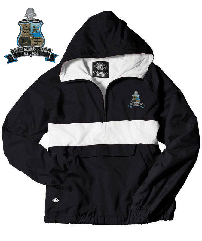Phi Kappa Sigma Crest Shield Anorak Phi Kappa Sigma Crest - Shield Windbreaker Pullover