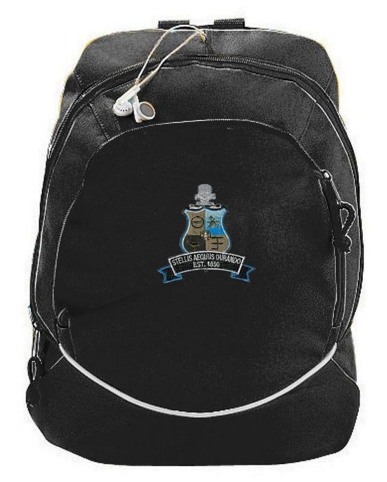 Discount Phi Kappa Sigma Crest Shield Backpack DISCOUNT-Phi Kappa Sigma Crest - Shield Backpack