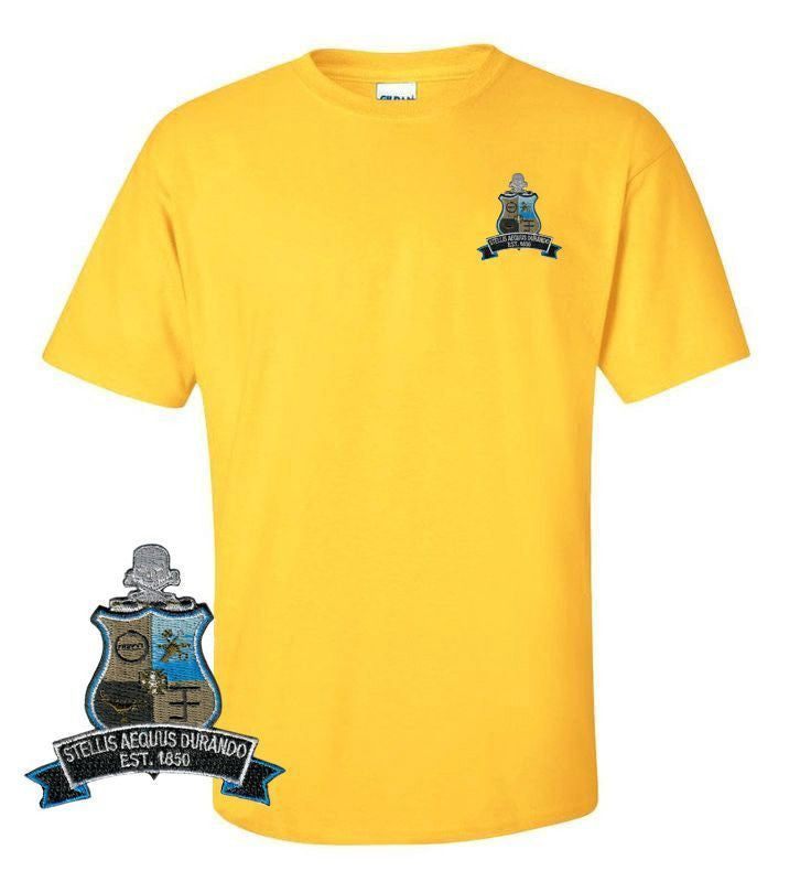 Discount Phi Kappa Sigma Crest Shield Emblem Shirt DISCOUNT-Phi Kappa Sigma Crest - Shield Emblem Shirt