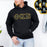 Phi Kappa Sigma Fraternity Crest Shield Twill Letter Hooded Sweatshirt Phi Kappa Sigma Fraternity Crest - Shield Twill Letter Hooded Sweatshirt