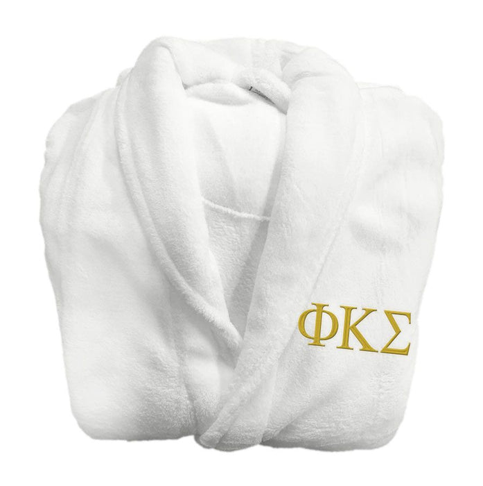 Phi Kappa Sigma Fraternity Lettered Bathrobe Phi Kappa Sigma Fraternity Lettered Bathrobe
