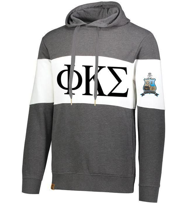 Phi Kappa Sigma Ivy League Hoodie W Crest On Left Sleeve Phi Kappa Sigma Ivy League Hoodie W Crest On Left Sleeve