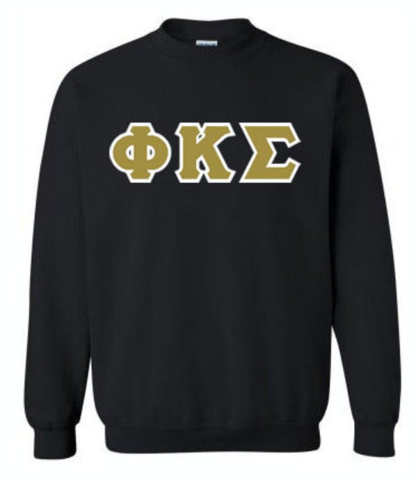 Phi Kappa Sigma Lettered Crewneck Sweatshirt Phi Kappa Sigma Lettered Crewneck Sweatshirt