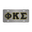 Phi Kappa Sigma Lettered License Covers PHI KAPPA SIGMA LETTERED LICENSE COVERS