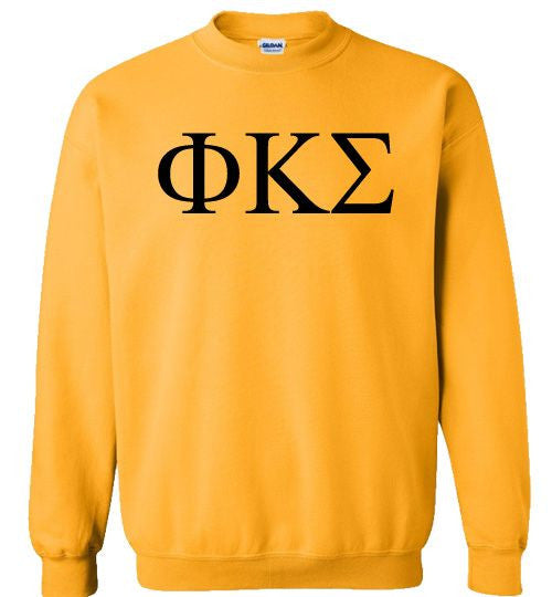 Phi Kappa Sigma Lettered World Famous Greek Crewneck Phi Kappa Sigma Lettered World Famous Greek Crewneck