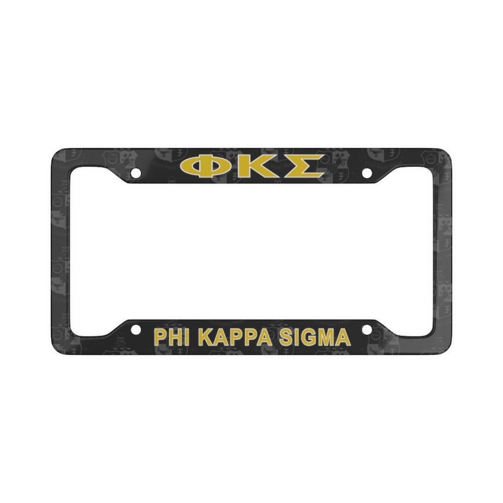Phi Kappa Sigma License Plate Frame New Phi Kappa Sigma License Plate Frame - New