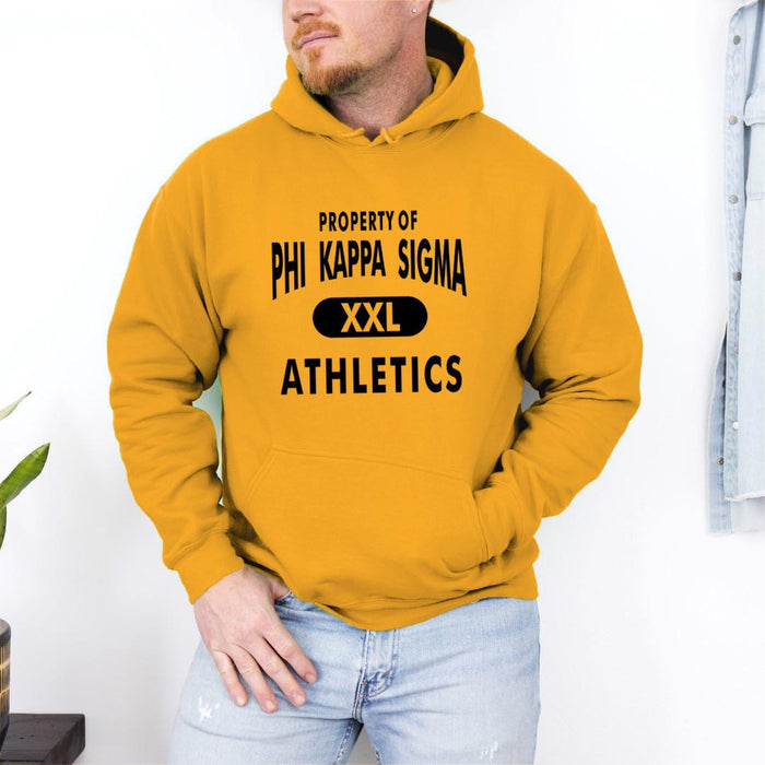 Phi Kappa Sigma Property Of Athletics Hooded Sweatshirts Phi Kappa Sigma Property Of Athletics Hooded Sweatshirts