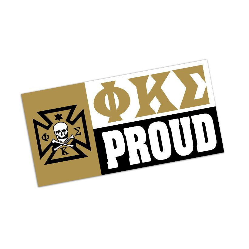 Phi Kappa Sigma Proud Bumper Sticker Phi Kappa Sigma Proud Bumper Sticker