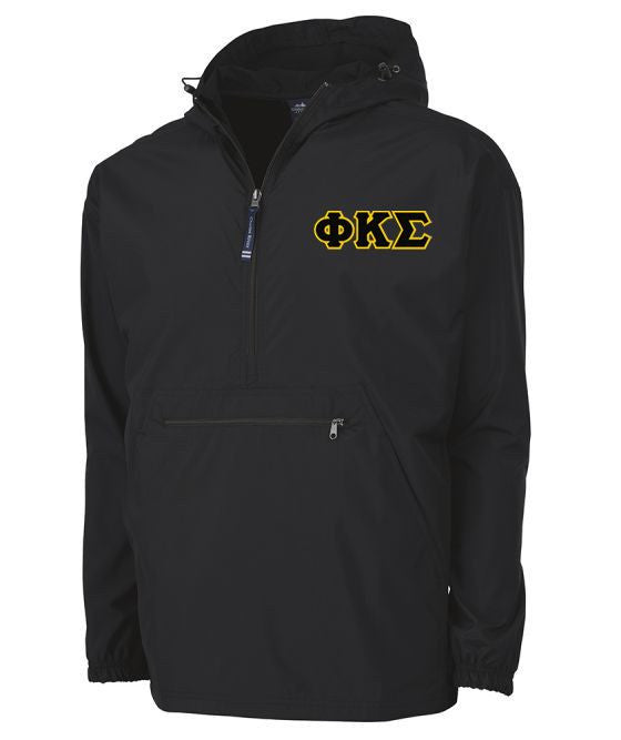 Phi Kappa Sigma Tackle Twill Lettered Pack N Go Pullover Phi Kappa Sigma Tackle Twill Lettered Pack N Go Pullover