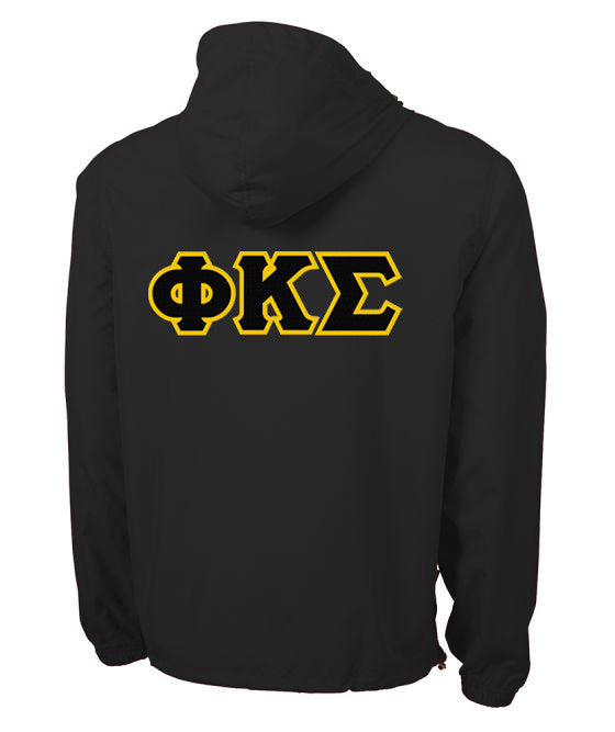 Phi Kappa Sigma Tackle Twill Lettered Pack N Go Pullover Phi Kappa Sigma Tackle Twill Lettered Pack N Go Pullover
