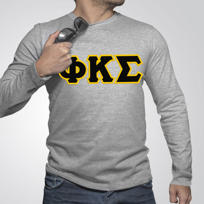 Phi Kappa Sigma Custom Twill Long Sleeve T Shirt Phi Kappa Sigma Custom Twill Long Sleeve T-Shirt
