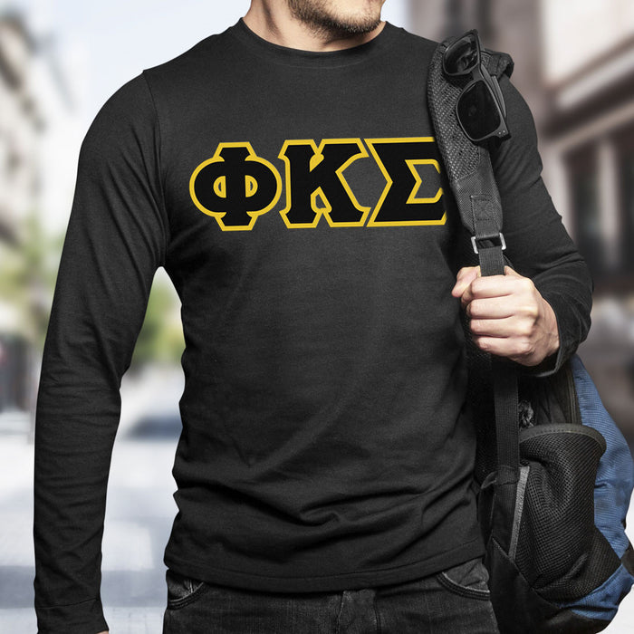 Phi Kappa Sigma Lettered Long Sleeve Shirt Phi Kappa Sigma Lettered Long Sleeve Shirt