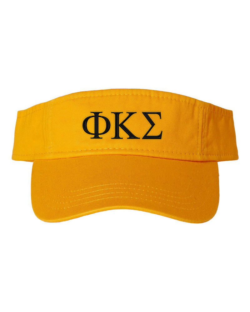 Phi Kappa Sigma Greek Letter Visor Phi Kappa Sigma Greek Letter Visor