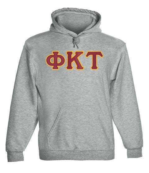 Phi Kappa Tau 2 Day Ship Twill Hooded Sweatshirt Phi Kappa Tau - 2 Day Ship Twill Hooded Sweatshirt