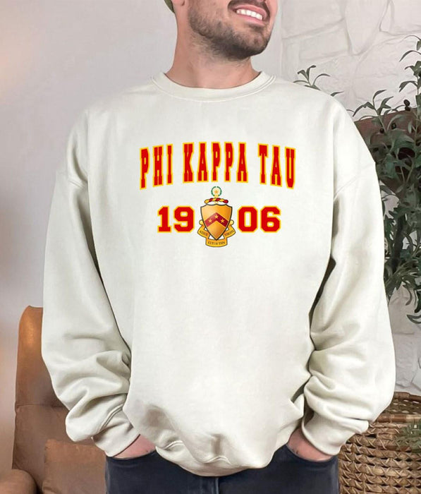 Phi Kappa Tau Athlete Crewneck Sweatshirt Phi Kappa Tau Athlete Crewneck Sweatshirt