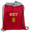 Phi Kappa Tau Crest Shield Cinch Sack Phi Kappa Tau Crest - Shield Cinch Sack
