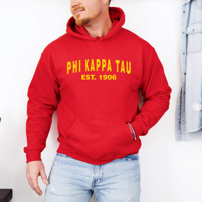 Phi Kappa Tau Est Hoodie Phi Kappa Tau Est Hoodie