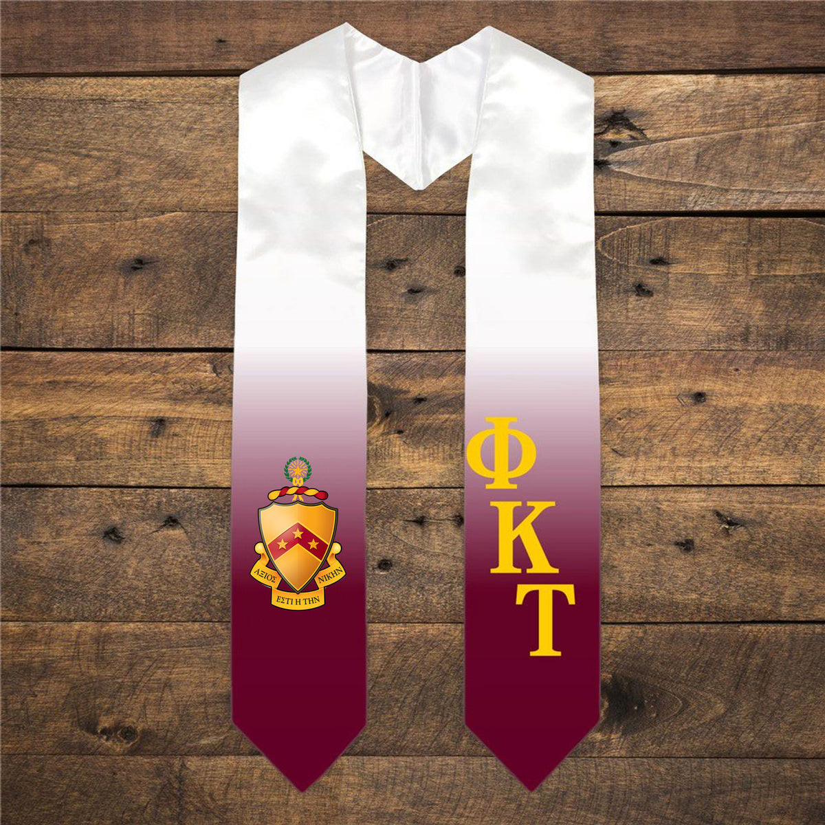 Phi Kappa Tau Phi Kappa Tau Extra Fancy Diagonal Greek Graduation Stole ...