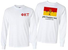 Phi Kappa Tau Phi Kappa Tau Flag Long Sleeve T-Shirt