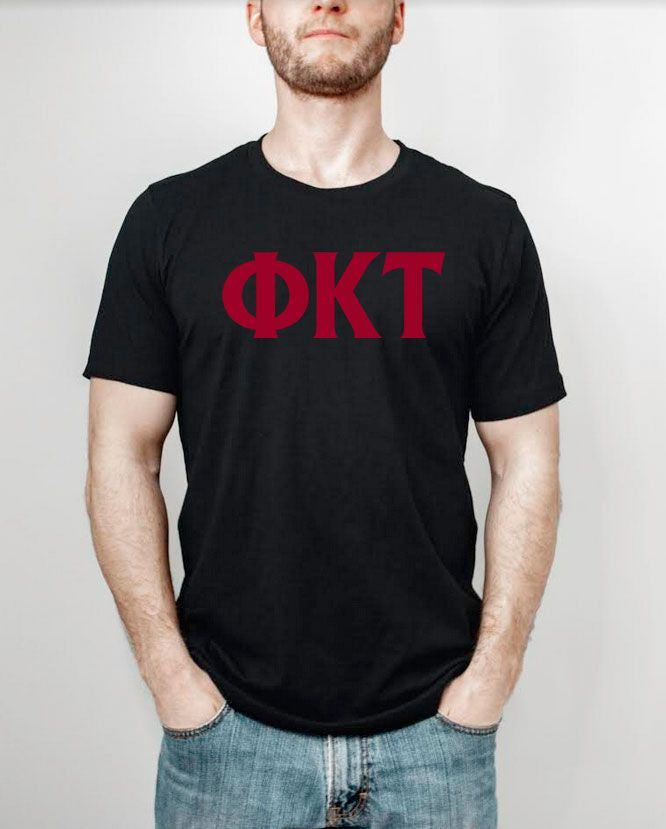 Phi Kappa Tau Letter Tee Phi Kappa Tau Letter T-shirts