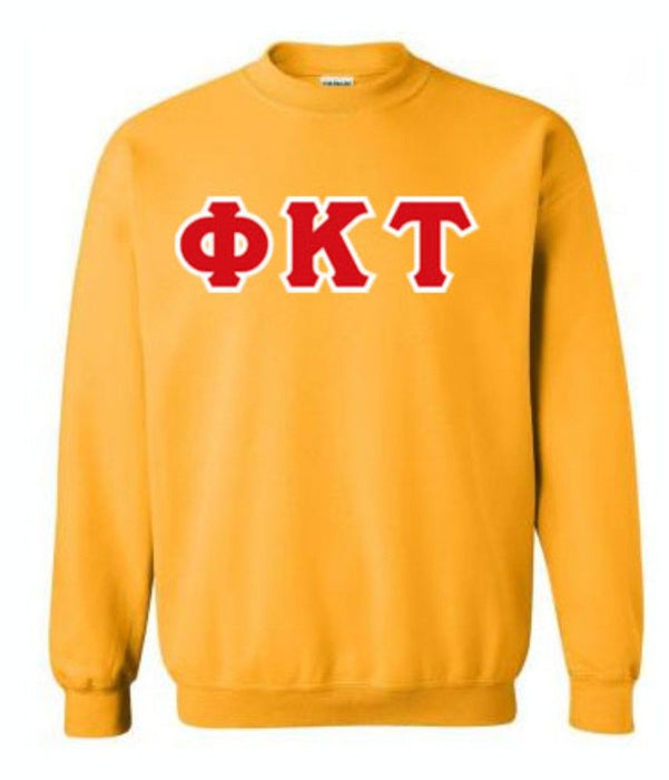 Phi Kappa Tau Lettered Crewneck Sweatshirt Phi Kappa Tau Lettered Crewneck Sweatshirt
