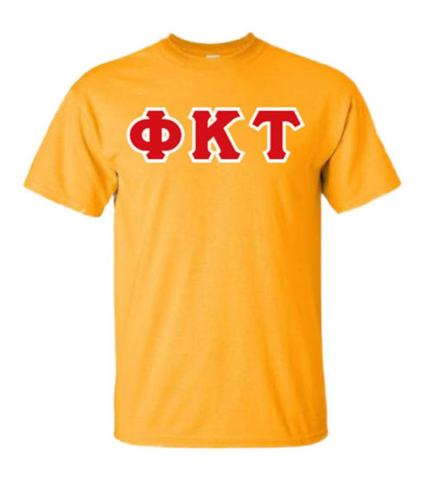 Phi Kappa Tau Lettered T Shirt Phi Kappa Tau Lettered T-Shirt
