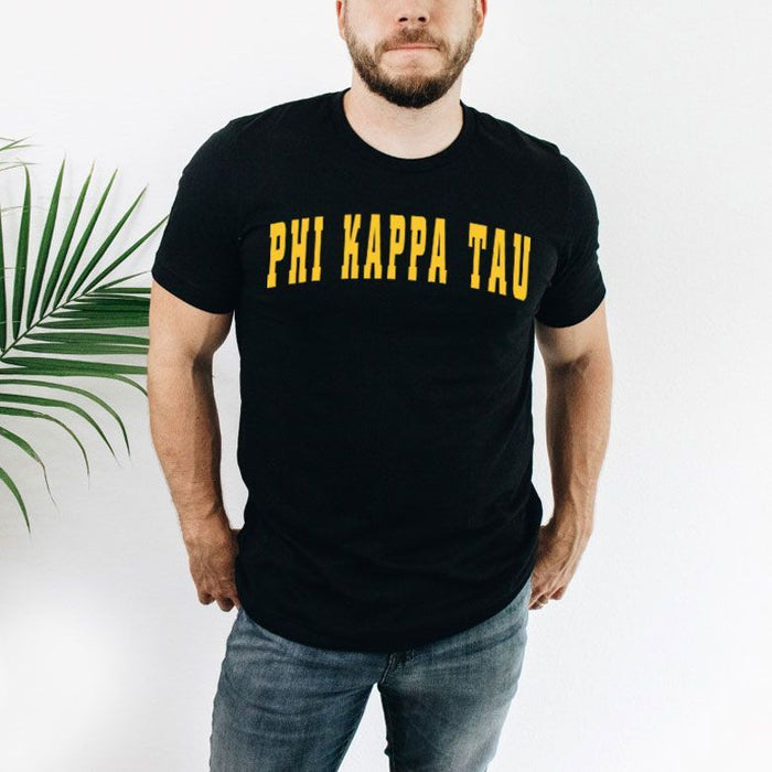 Phi Kappa Tau Letterman Tee Phi Kappa Tau Letterman tee