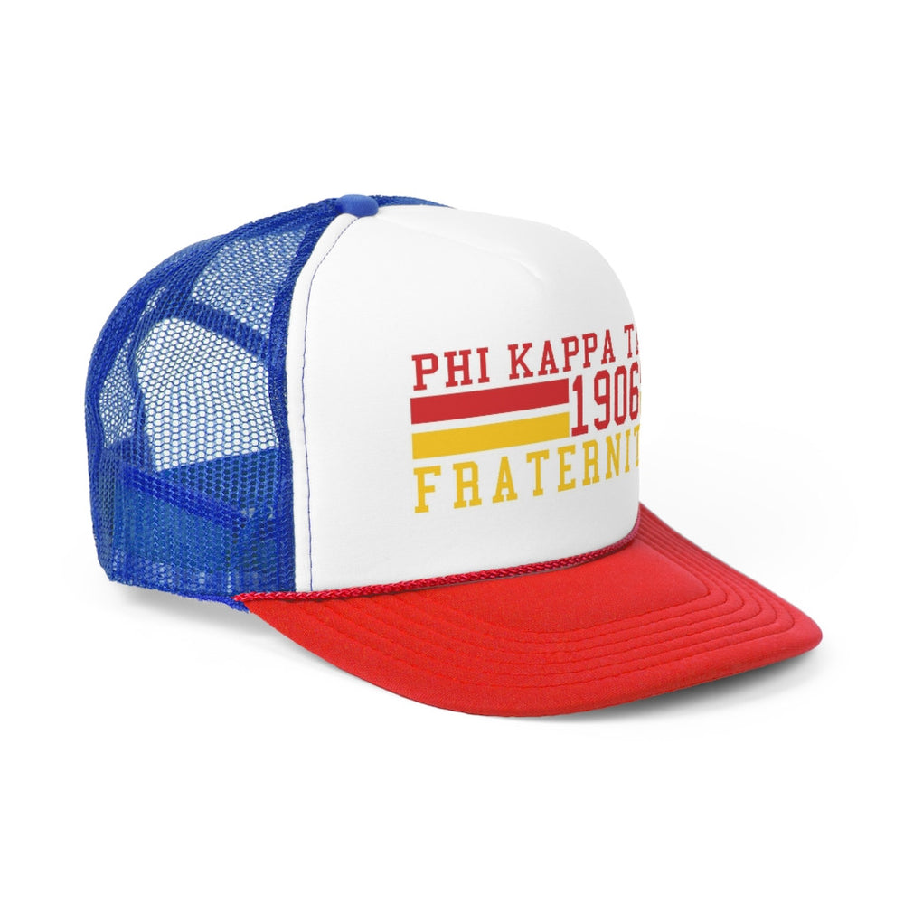 Phi Kappa Tau Lines Trucker Caps Phi Kappa Tau Lines Trucker Caps