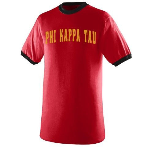 Phi Kappa Tau Ringer T Shirt Phi Kappa Tau Ringer T-shirt