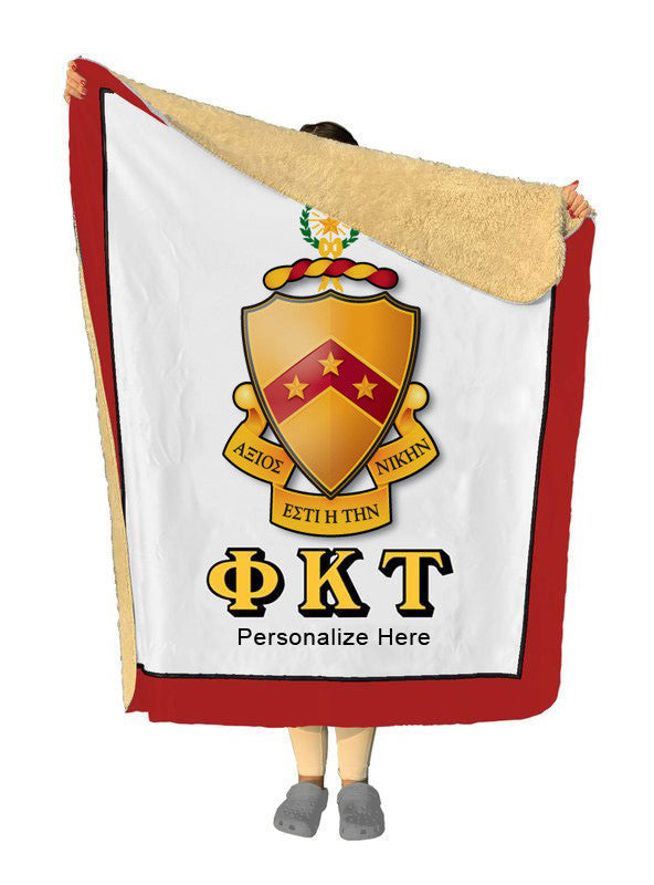 Phi Kappa Tau Sherpa Lap Blanket Phi Kappa Tau Sherpa Lap Blanket