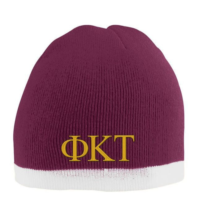 Phi Kappa Tau Two Tone Knit Beanie Phi Kappa Tau Two Tone Knit Beanie