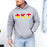 Printify Phi Kappa Tau Two Toned Greek Lettered Hooded Sweatshirts Phi Kappa Tau Two Toned Greek Lettered Hooded Sweatshirts