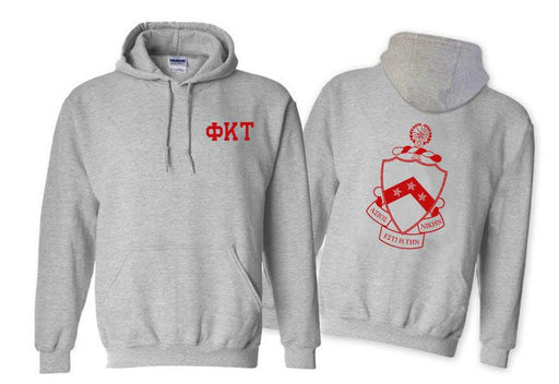 Sweatshirts Phi Kappa Tau World Famous Crest - Shield Hooded Sweatshirts