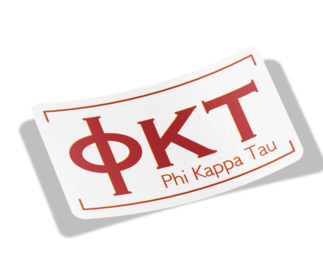 Phi Kappa Tau Top Selling Sticker Phi Kappa Tau Top Selling Sticker