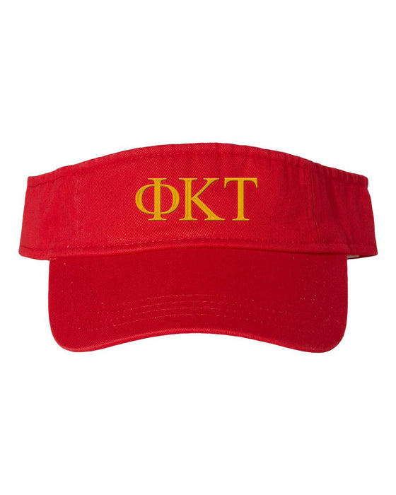 Phi Kappa Tau Greek Letter Visor Phi Kappa Tau Greek Letter Visor