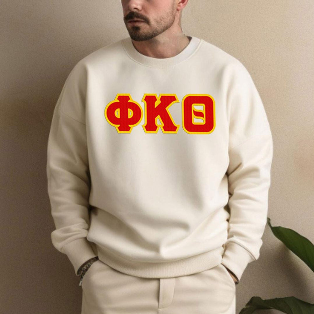 Phi Kappa Theta 2 Day Ship Twill Crewneck Sweatshirts Phi Kappa Theta - 2 Day Ship Twill Crewneck Sweatshirts