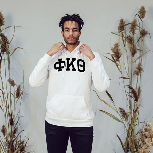 Phi Kappa Theta Arched Greek Letter Hooded Sweatshirt