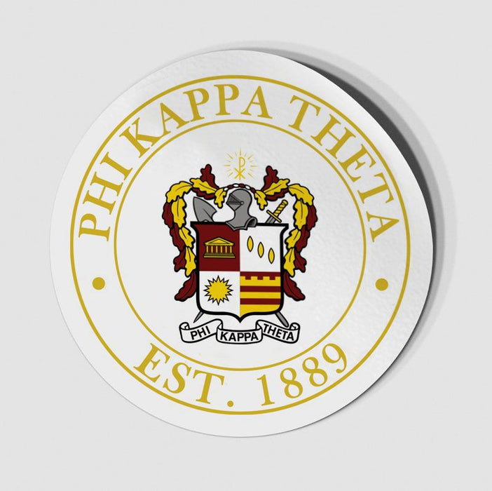Phi Kappa Theta Circle Crest Shield Decal Phi Kappa Theta Circle Crest - Shield Decal