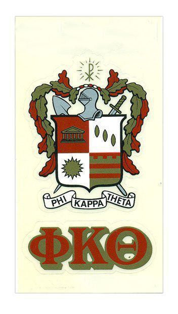 Phi Kappa Theta Crest Shield Decal Phi Kappa Theta Crest - Shield Decal