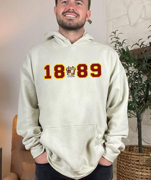 Phi Kappa Theta Crest Year Hooded Sweatshirt