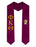 Phi Kappa Theta Greek Lettered Graduation Sash Stole With Crest Phi Kappa Theta Greek Lettered Graduation Sash Stole With Crest