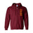 Phi Kappa Theta Heavy Full Zip Hoodie 3" Letters Phi Kappa Theta Heavy Full Zip Hoodie - 3