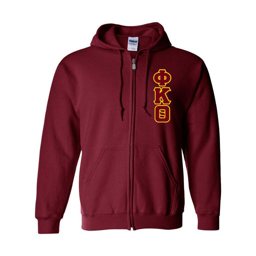 Phi Kappa Theta Heavy Full Zip Hoodie - 3