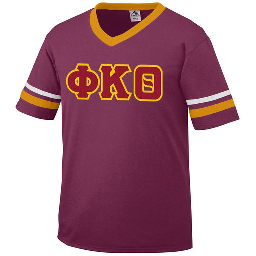 DISCOUNT-Phi Kappa Theta Jersey With Greek Applique Letters