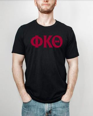 Phi Kappa Theta Letter T Shirt Phi Kappa Theta Letter T-Shirt