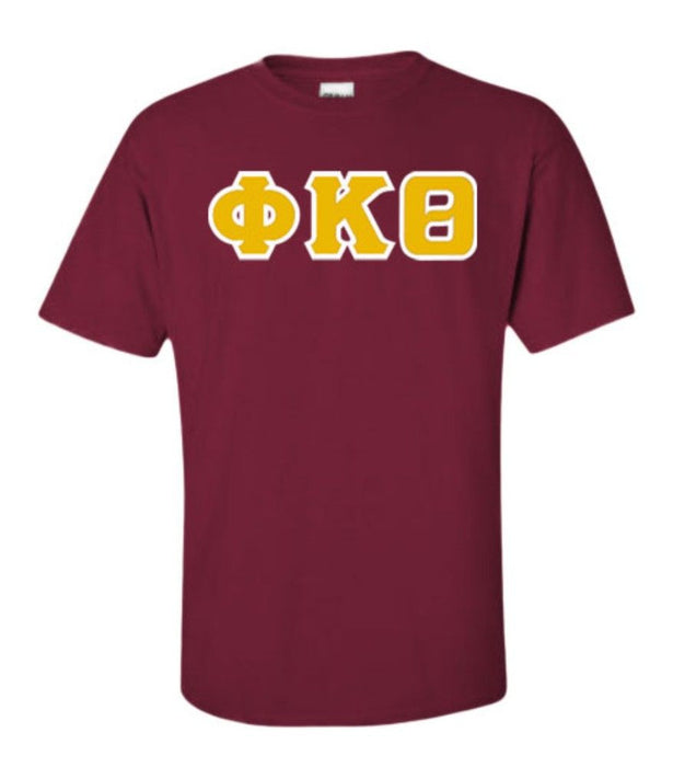 Phi Kappa Theta Lettered Shirts Phi Kappa Theta Lettered Shirts