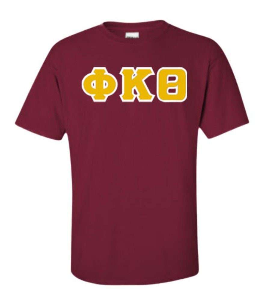 Phi Kappa Theta Lettered Shirts Phi Kappa Theta Lettered Shirts