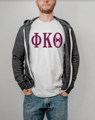 PHI KAPPA THETA LETTERED TEE - $24.95